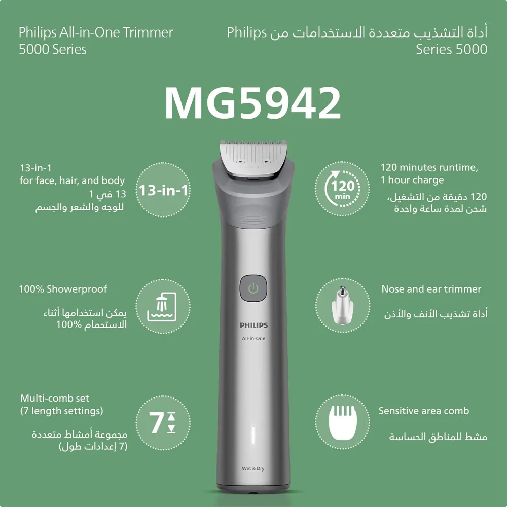 PHILIPS MG5942/15 13-in-1 Men's Grooming Series | EStore