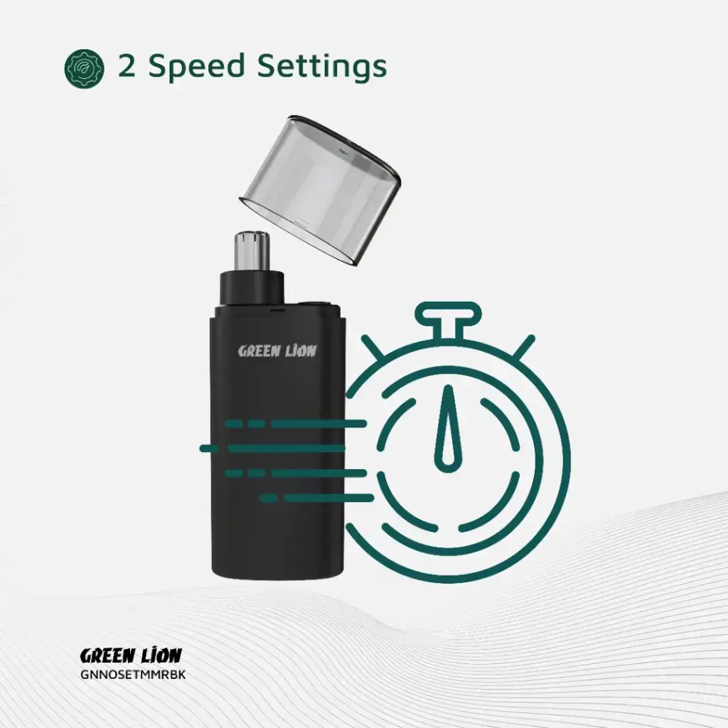 Green Lion Nose Pro NoseDD and Ear Trimmer - Black.webp