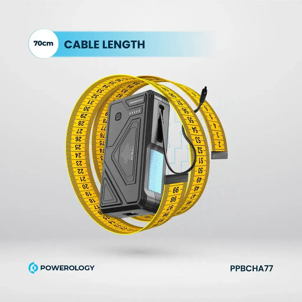 Powerology 27000mAh Solar Wireless Charging Power Bank - Black (9).webp