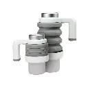 Green Lion Car Folding Electric Kettle - White (1).webp