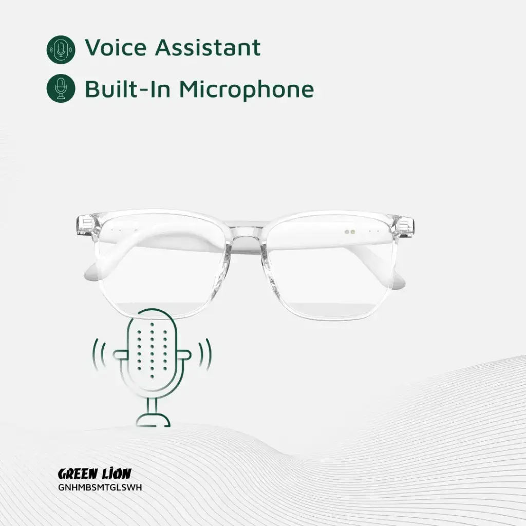 Green Lion Hamburg Smart Glasses - White (4).webp