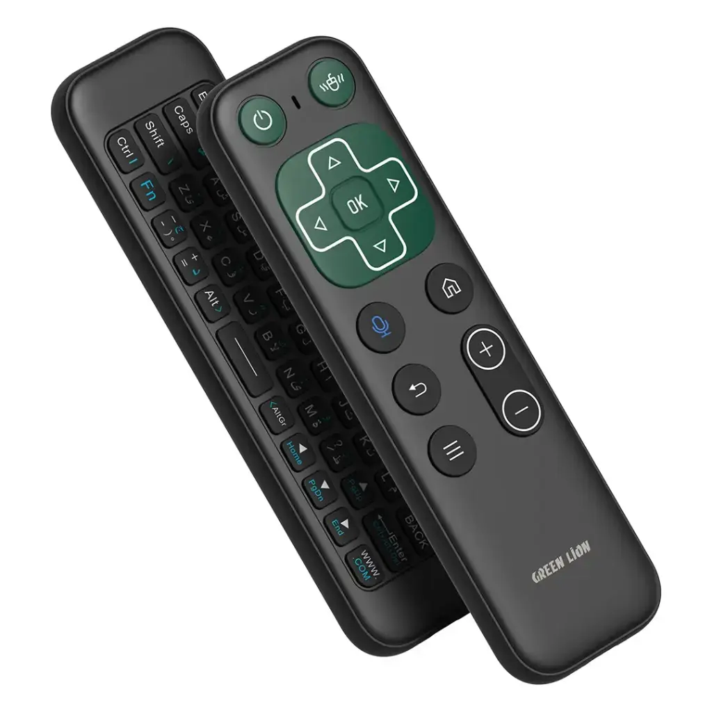 Green Lion Wireless Remote with Keyboard and Mouse - Black (3).webp