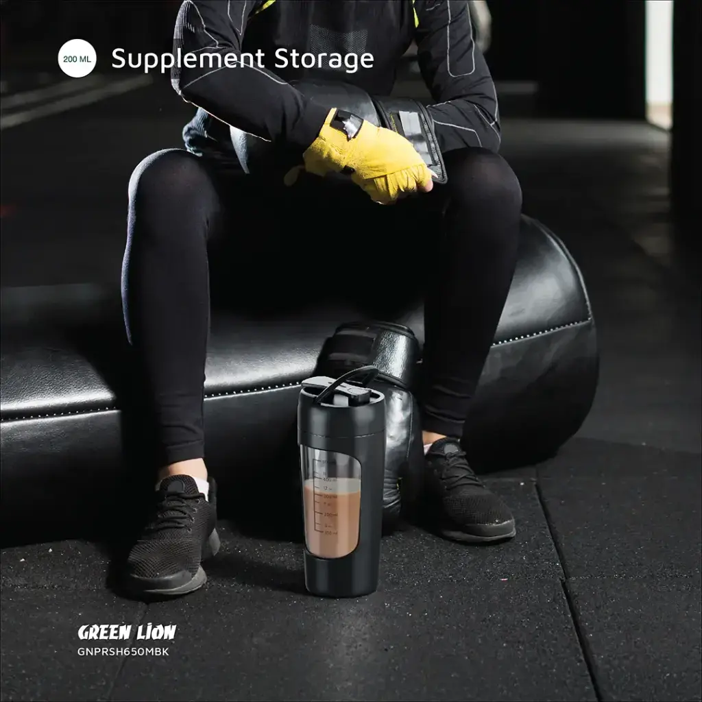 Green Lion Protein Mixer 650mL - Black (4).webp