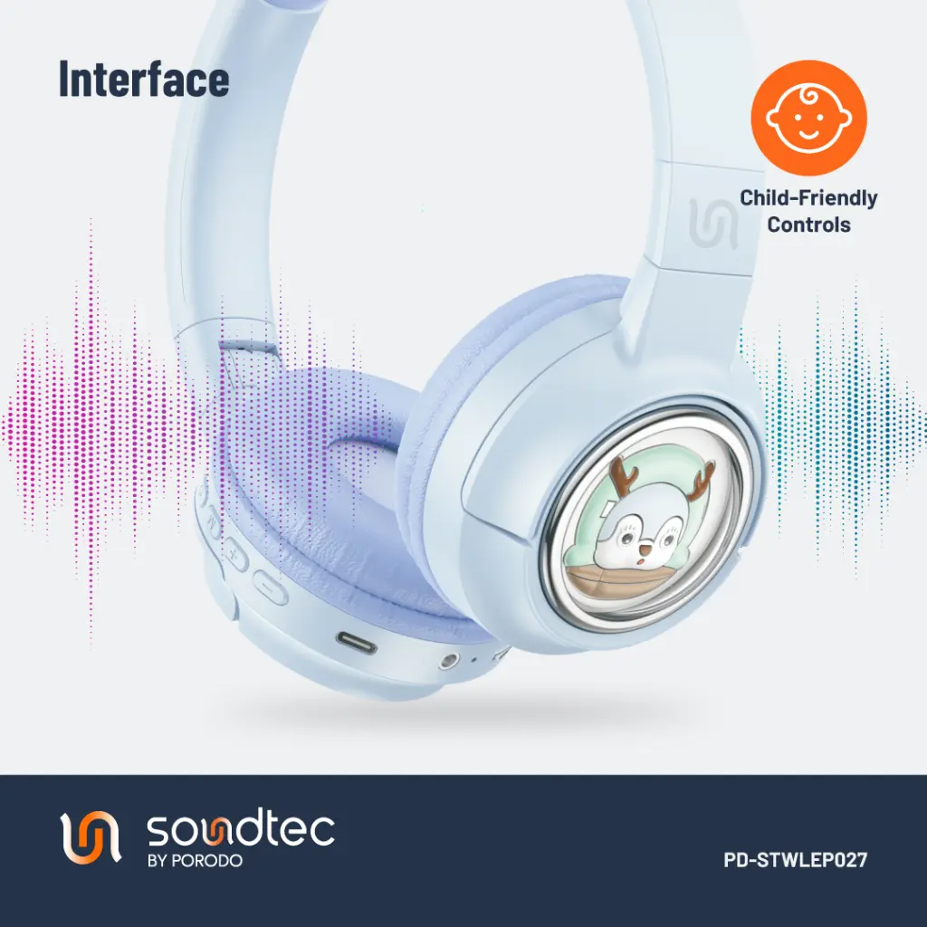 Porodo Soundtec Moose Wireless Kids Headphone (3).webp