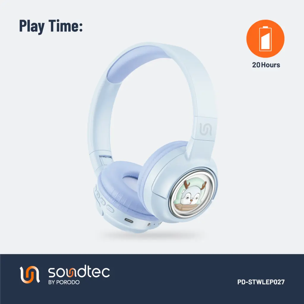 Porodo Soundtec Moose Wireless Kids Headphone (6).webp