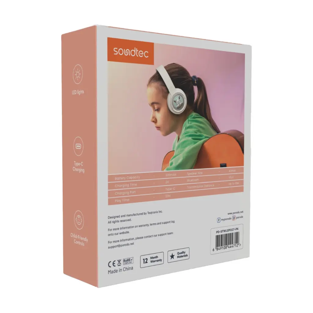 Porodo Soundtec Moose Wireless Kids Headphone (8).webp