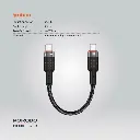 Porodo Braided Cable USB-C to USB-C - Black.webp