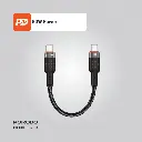 Porodo Braided Cable USB-C to USB-C - Black (6).webp