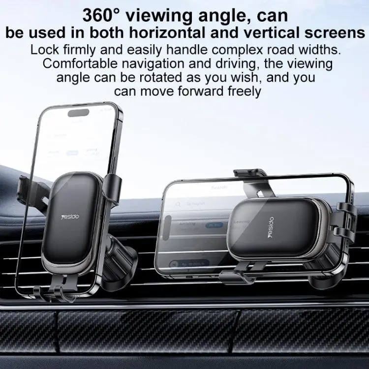 YESIDO-C247-Air-Vent-Gravity-Car-HolderBlack-MOBILE-HOLDER-YESIDO-4.webp