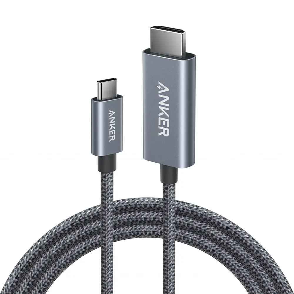 Anker Nano USB-C to HDMI Cable (6ft, 4K@60Hz, Braided) - A87E0H12