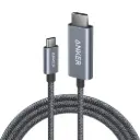 Anker Nano USB-C to HDMI Cable (6ft, 4K@60Hz, Braided) - A87E0H12