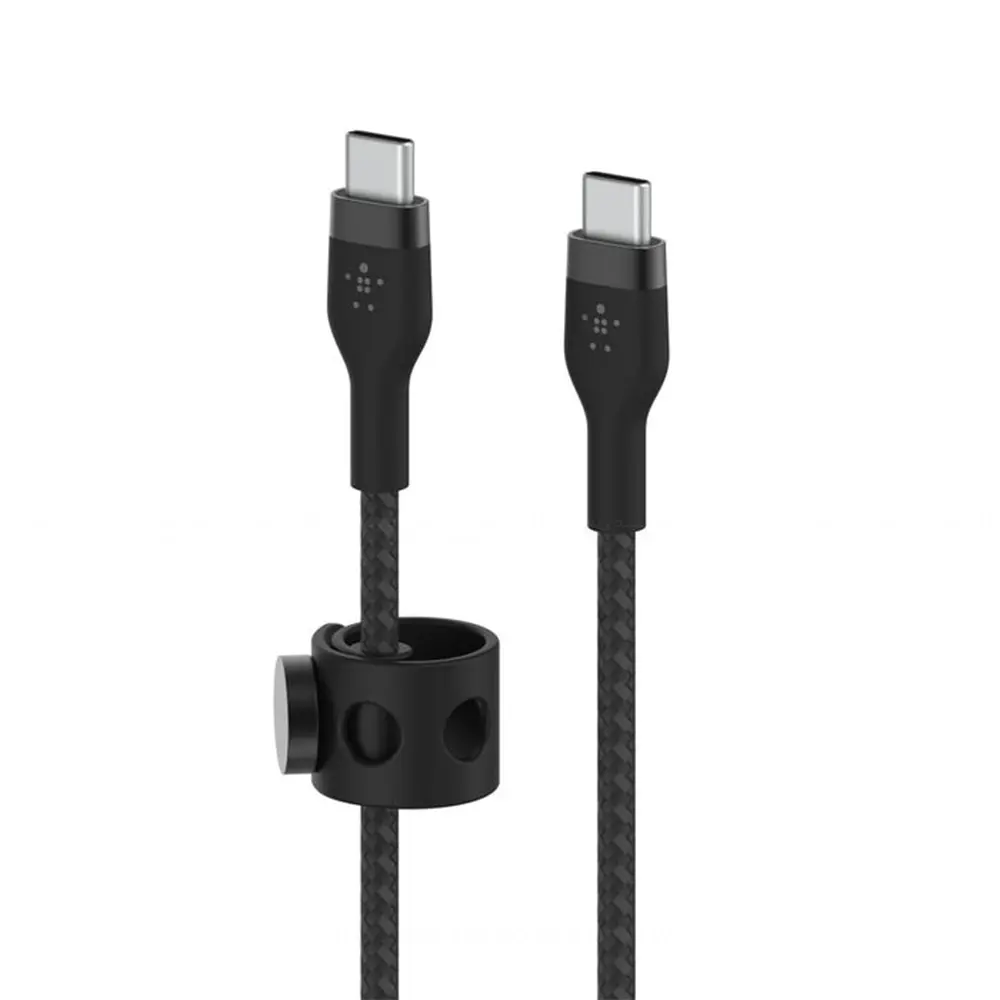 [CAB011bt1MBK] Belkin BoostCharge Pro Flex USB-C to USB-C ( Magnetic, 1m , 3.3ft ) - CAB011bt1 (Black)