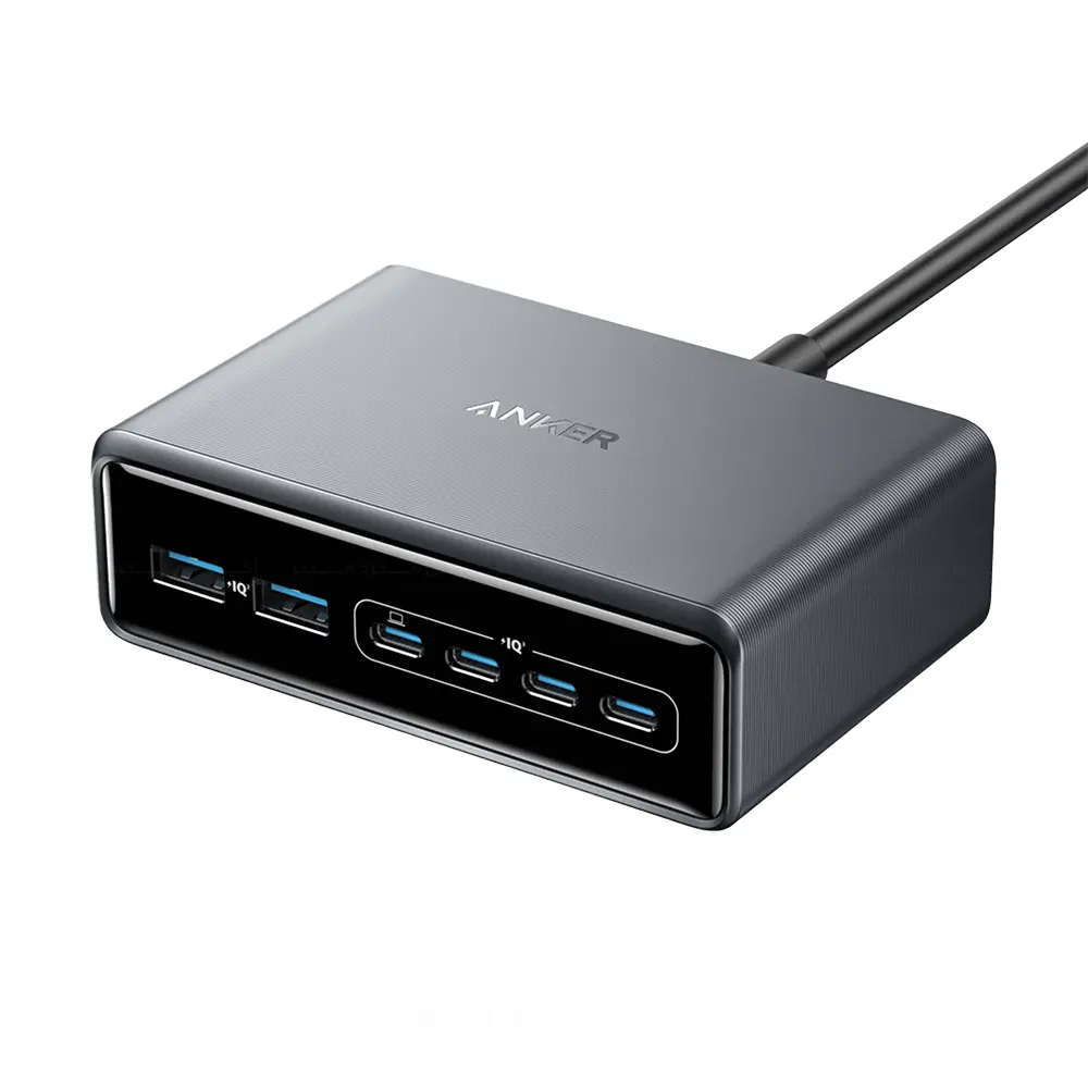 [A2683241] Anker Prime Charger (200W, 6 Ports, GaN) Multi-Port Descktop Charger Station 