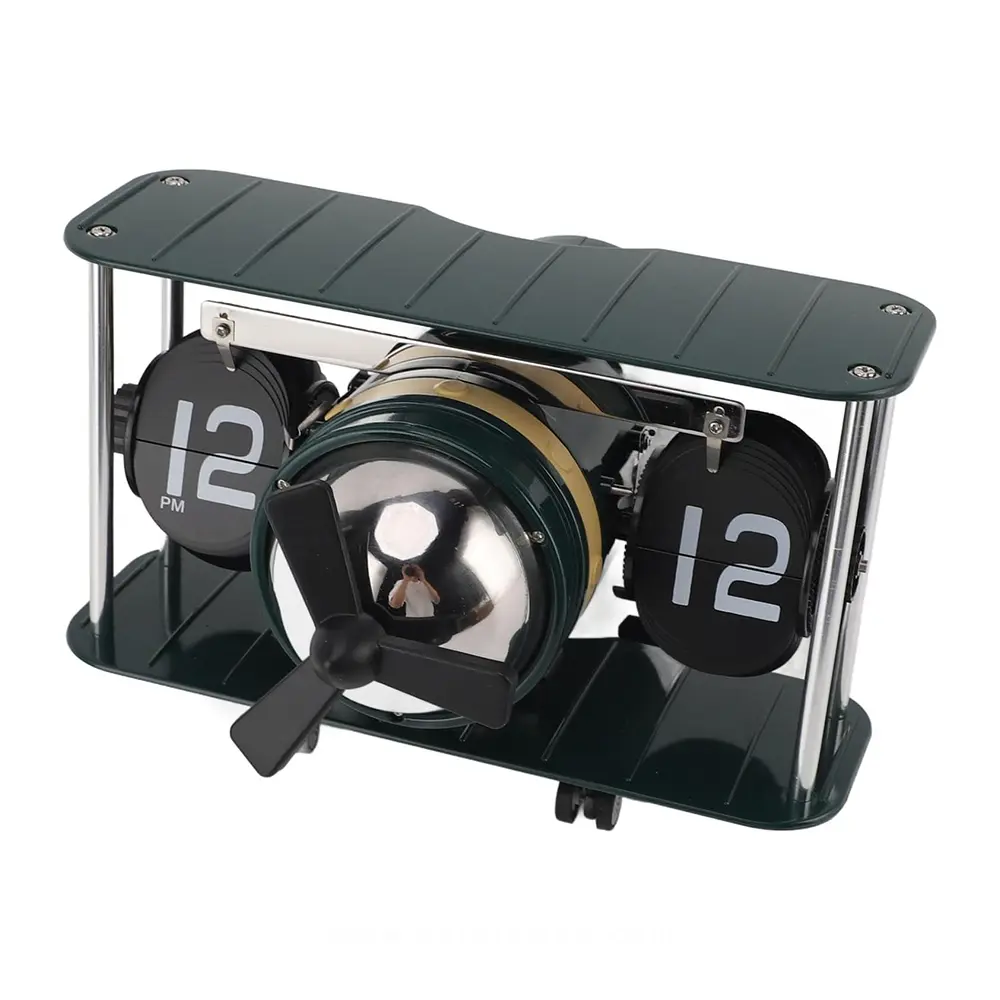 Airplane Flip Clock Helicopter F029