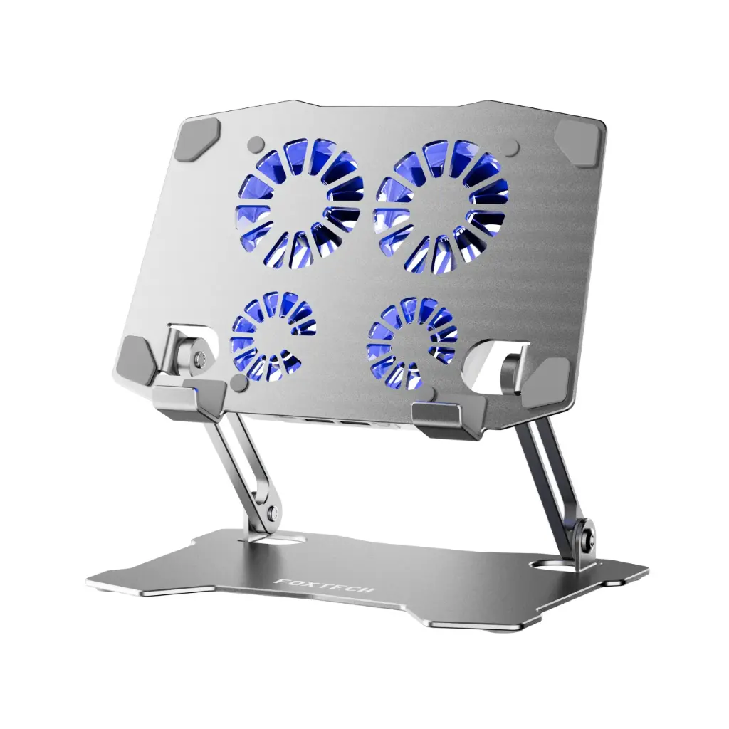 Foxtech Vision Neo Rotating Aluminum Tablet Stand with Cooling Fan and USB Port