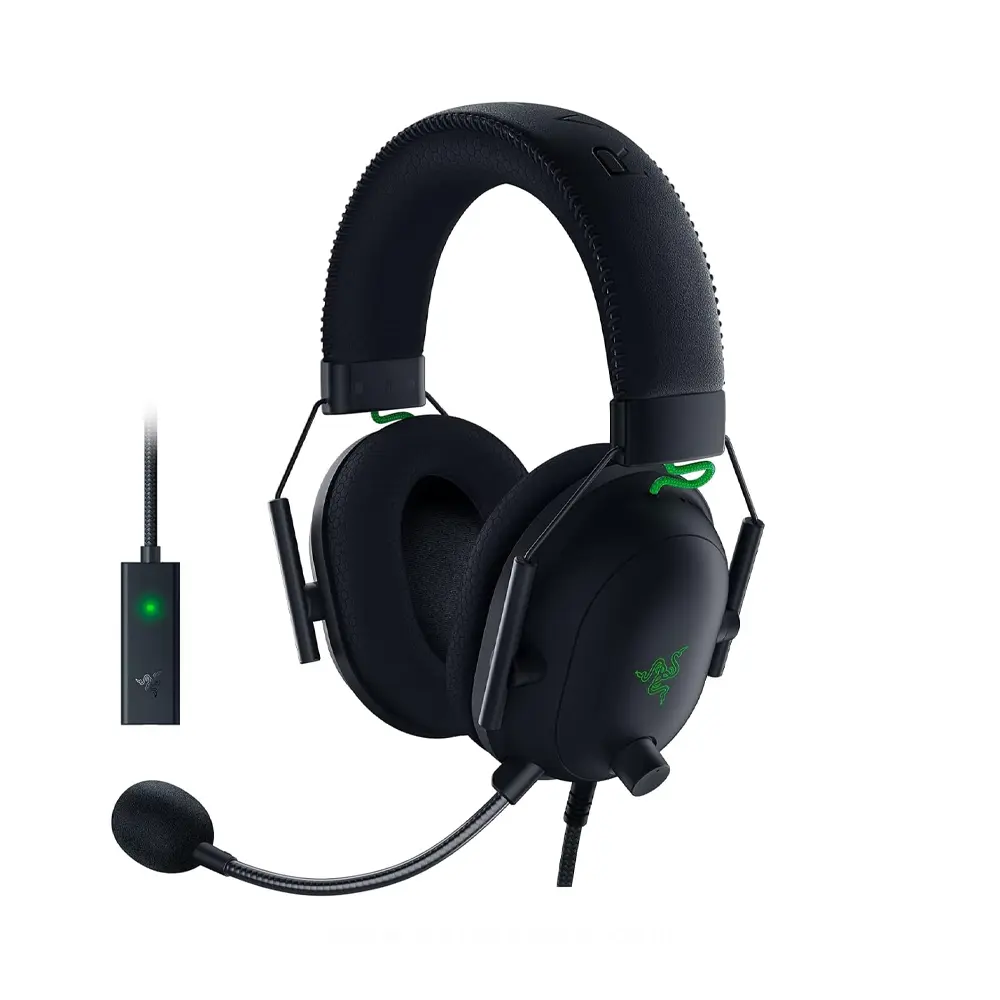 Razer BlackShark V2 Wired Gaming Headset - Black
