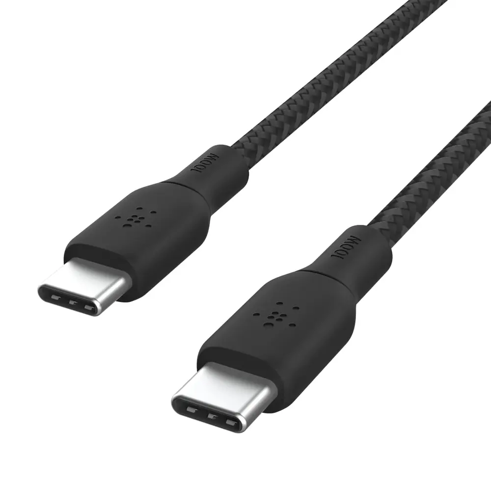 belkinBoostCharge USB-C to C 100W Cable 2m Braided (Black)