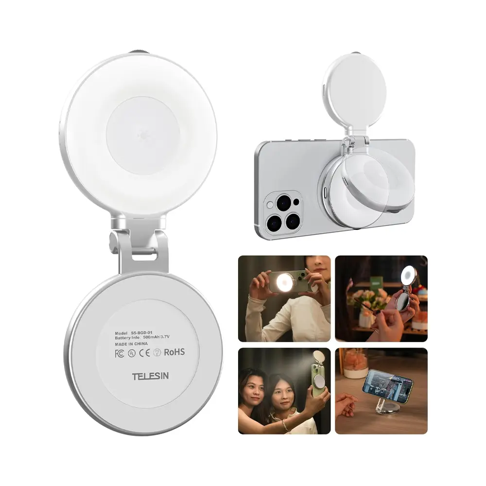 [6974944463310] TELESIN Magnetic Beauty Fill Light C03