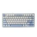 AULA F75 75% Wireless Mechanical Gaming Keyboard, 2.4GHz/Type-C/BT5.0, Graywood Switch V3 (Blue/White/Dark Blue)