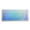AULA F75 Pro Wireless Mechanical Keyboard, USB-C Wired/2.4GHz/BT5.0, Star Vector Switches (Gradient Blue)