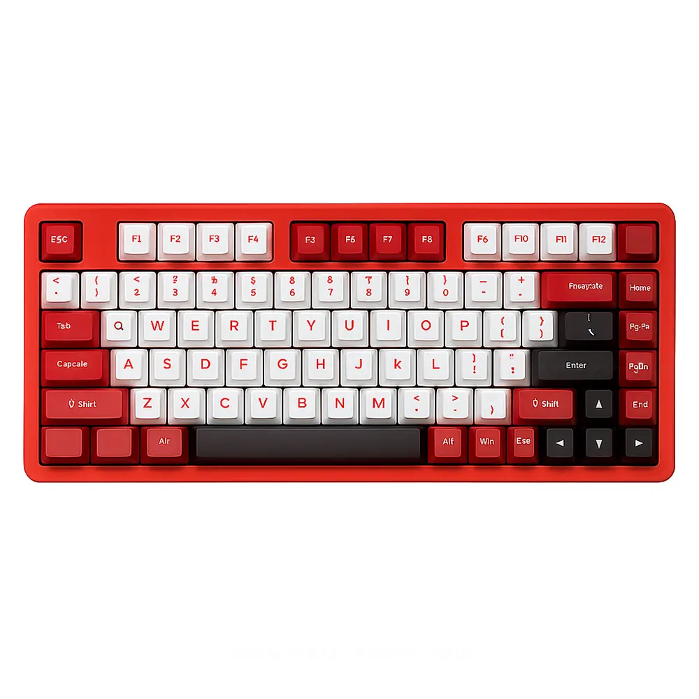 AULA Wolf Spider Fire 75 JA Wireless Mechanical Keyboard - Red Night