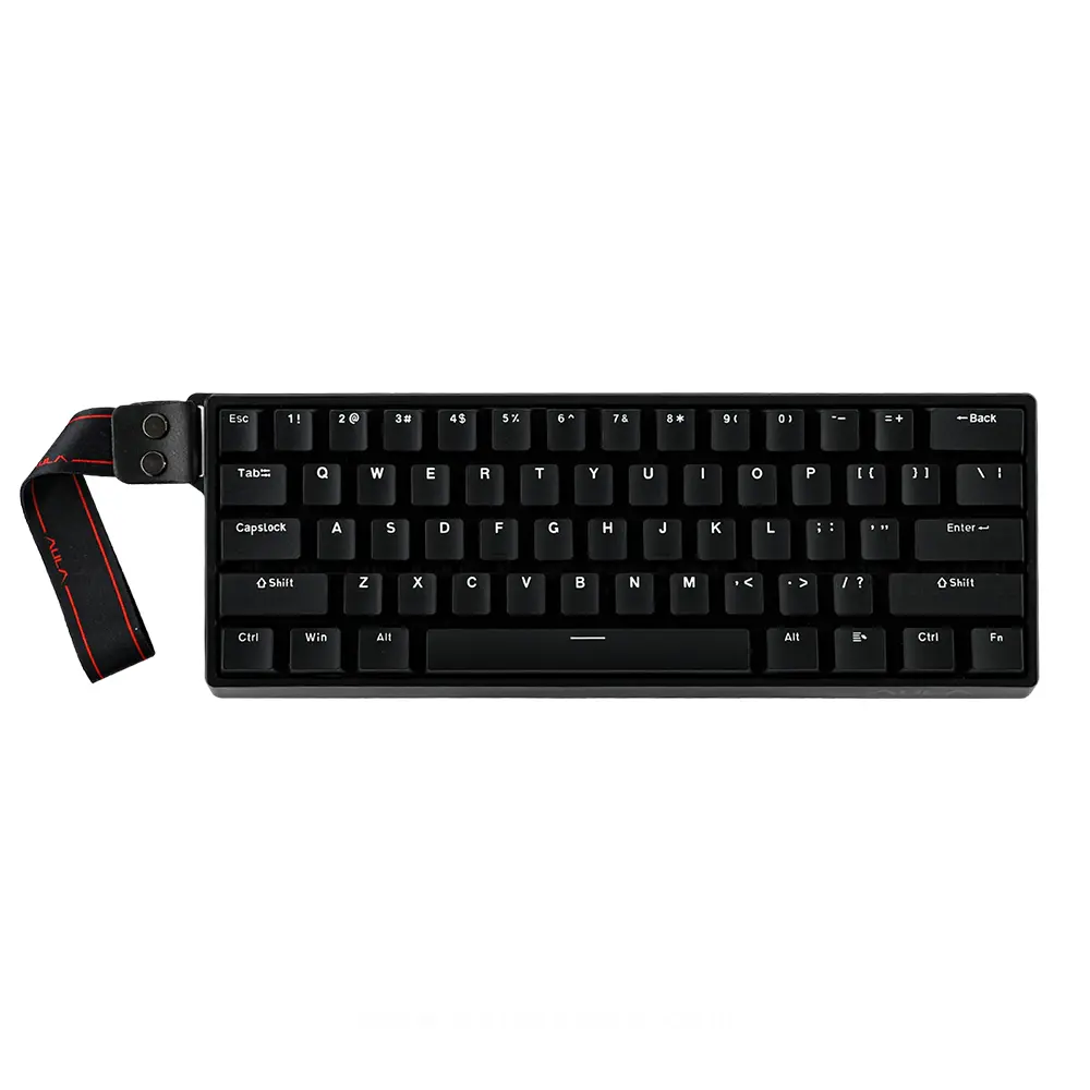 AULA Wind WIN60 HE Greywood Magnet Switch 60% Mechanical Wired Gaming Keyboard (Black)
