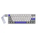 AULA Wind WIN60 HE Max Wing Chun Magnet Switch 60% Mechanical Wired Gaming Keyboard (Grey/White/Blue)