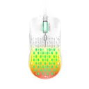 Aula Wind S11 Pro Honeycomb Design Colorful Light Wired Gaming Mouse - Orange 