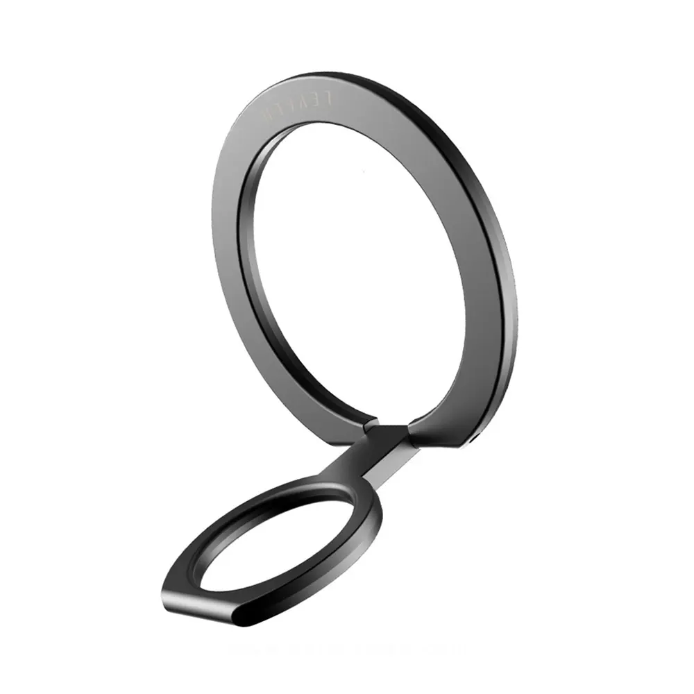 Levelo Luccio 2 in 1 Phone Ring Holder LUCCA Matte Black (Black)