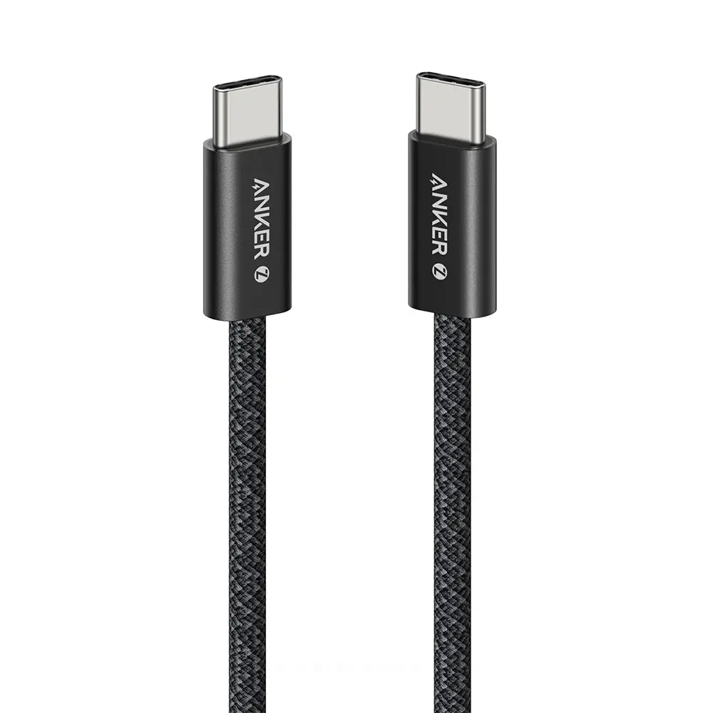[A8060H12] Anker Dirt-Resistant USB-C to USB-C Cable 240W 6ft - Black-A8060