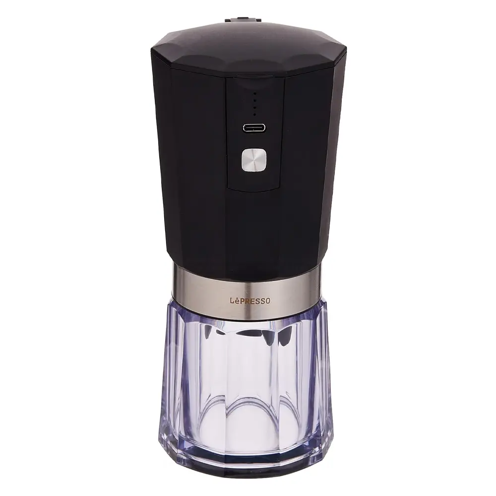 LePresso Cordless Burr Grinder 18W 800mAh - Black