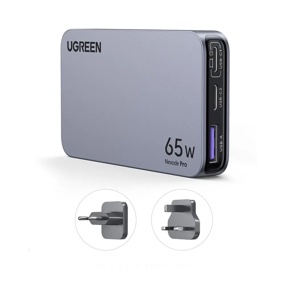 UGREEN Nexode Pro 65W 3-Port GaN Ultra-Slim Fast Travel Charger - X753