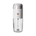 LePresso 2 in 1 Portable Coffee Grinder & Milk Frothing Machine Stainless Steel - White