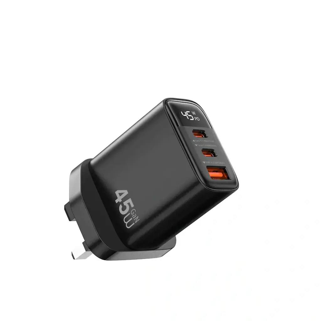 Wiwu Flint 45W Digital Display Charger 1A+2C Wi-G011
