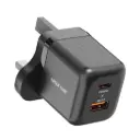 Green Lion Ultra Compact GaN Wall Charger UK Pin C to C PD20W + QC3.0