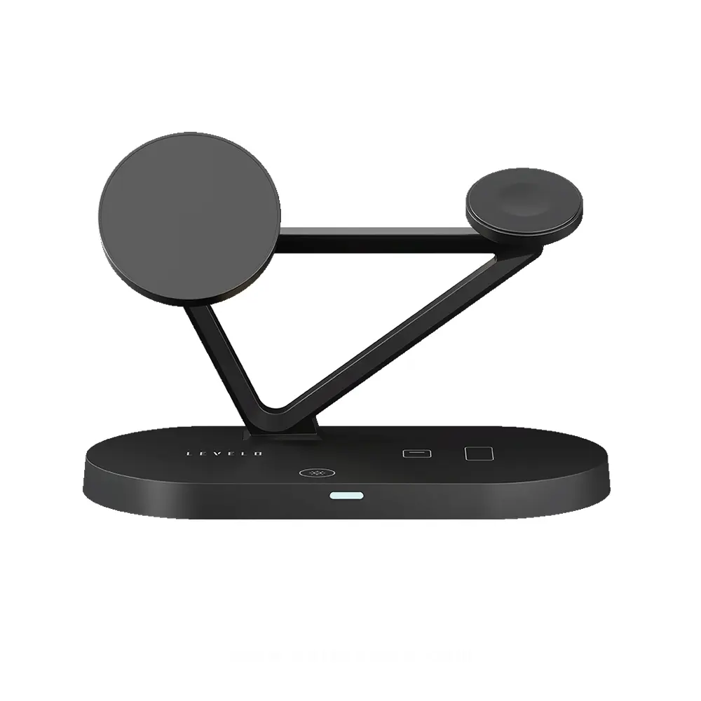 Levelo Premio 5 In 1 Wireless Charging Pad - LVL51WCPBK