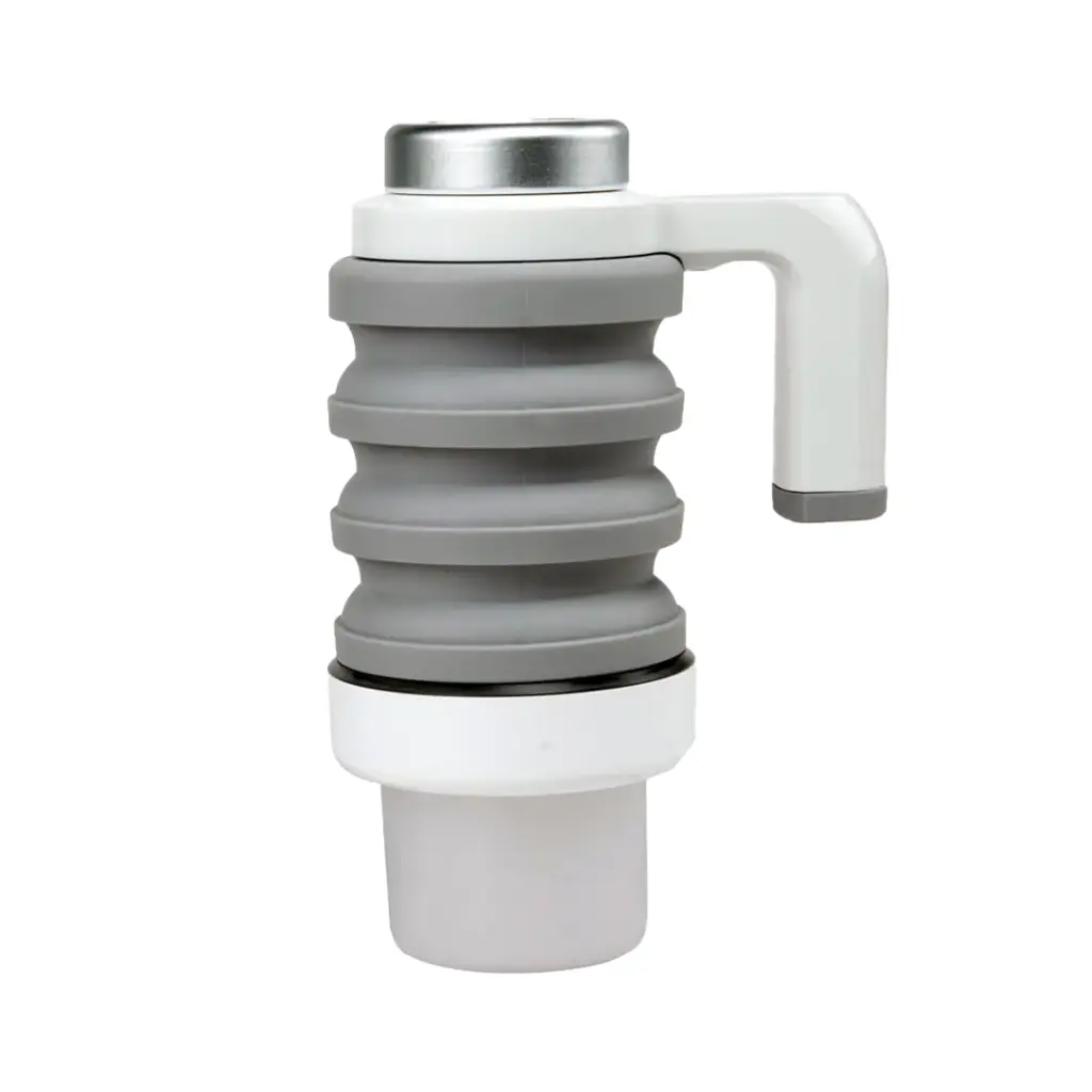 [GNCARFELKTWH] Green Lion Car Folding Electric Kettle - White