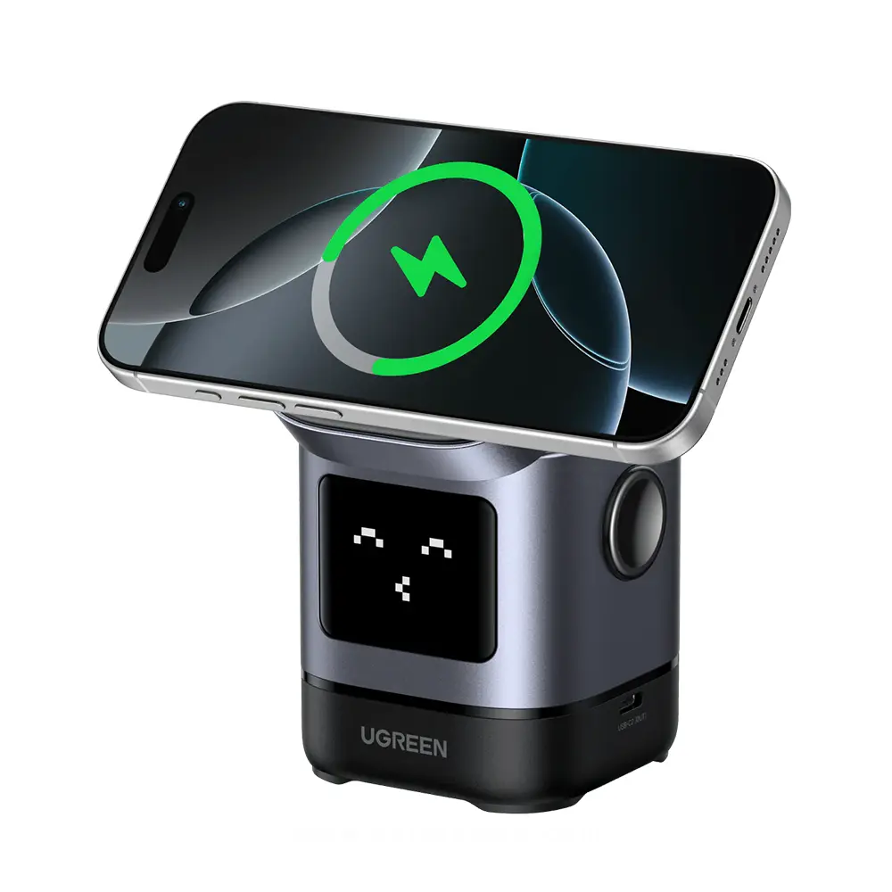UGREEN Uno 2-in-1 Magnetic Wireless Charger 15W - W709 (45775)