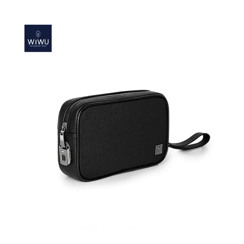 wiwu metris travel pouch fingerprint lock box packaging
