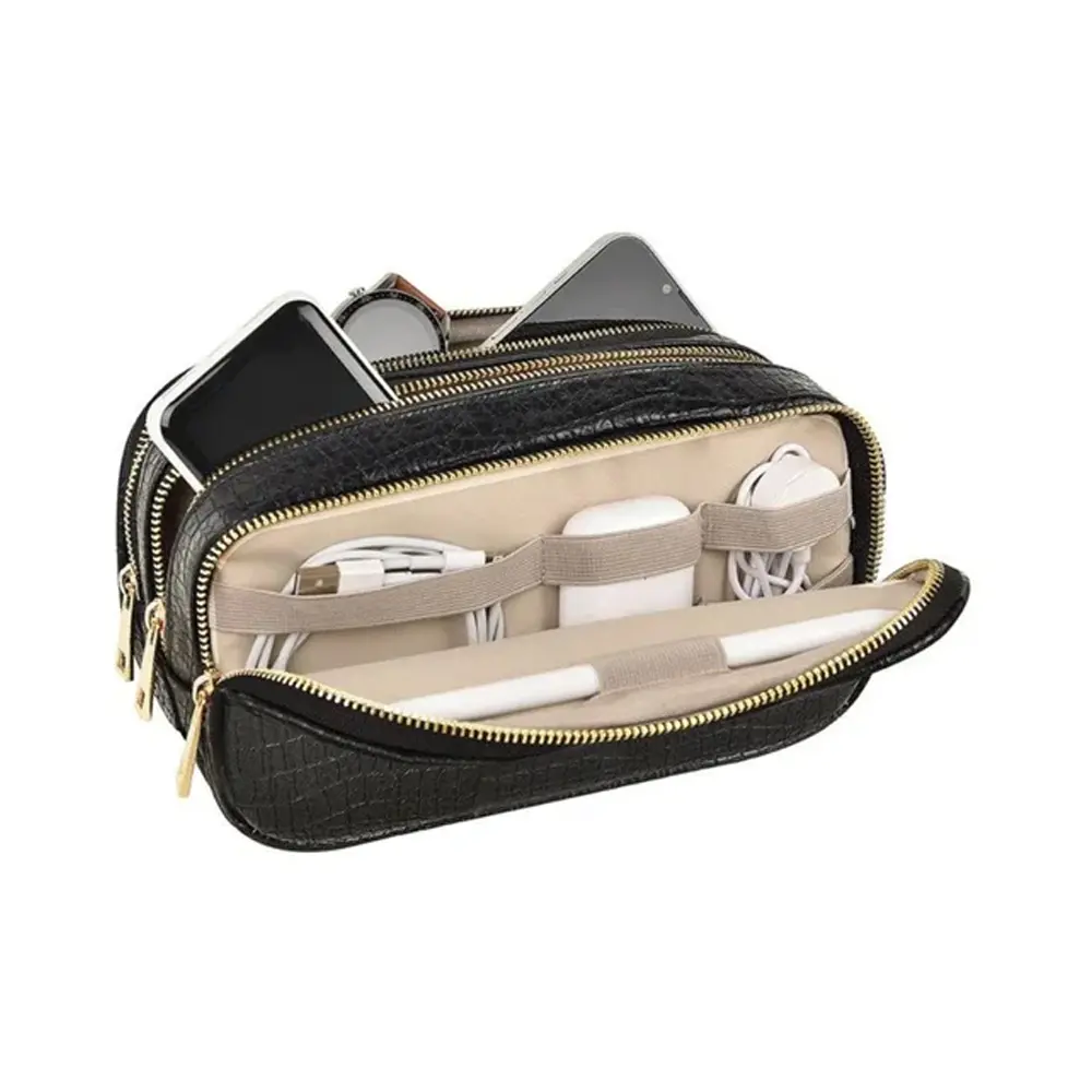 [6948123500219] WIWU SALEM FINGERPRINT LOCK LUX POUCH - BLACK 