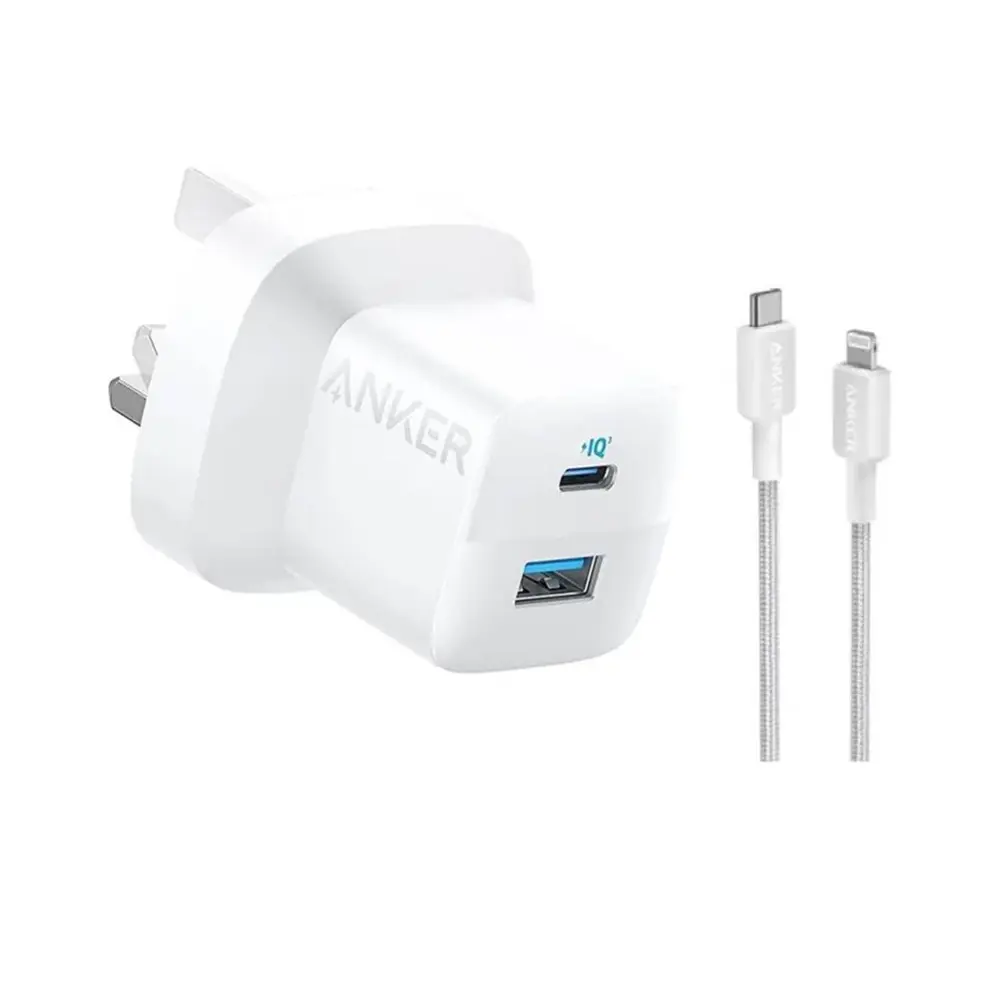 Anker 323 Charger with 33W USB C to Lightning Cable 1m