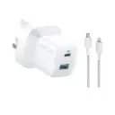 Anker 323 Charger with 33W USB C to Lightning Cable 1m