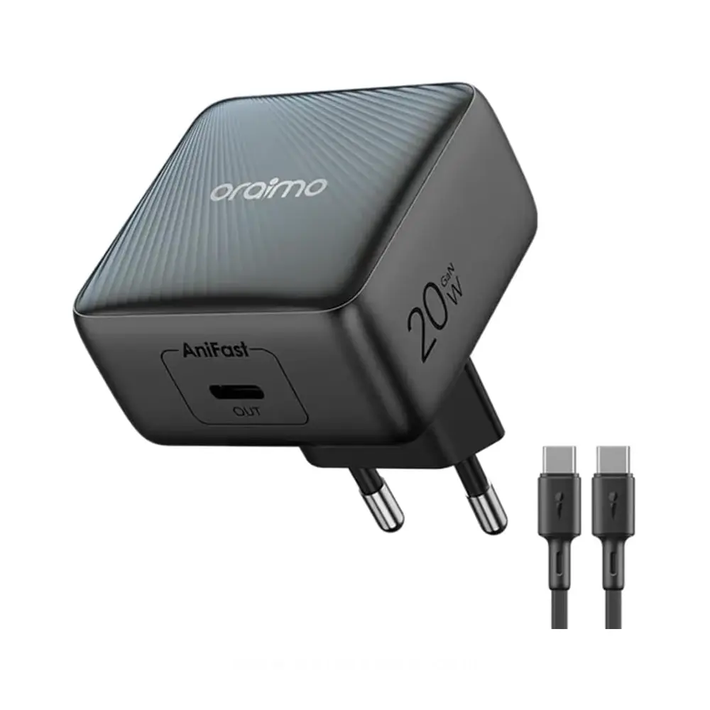 Oraimo 20W Gan Faster - OCW-5201U (Black)
