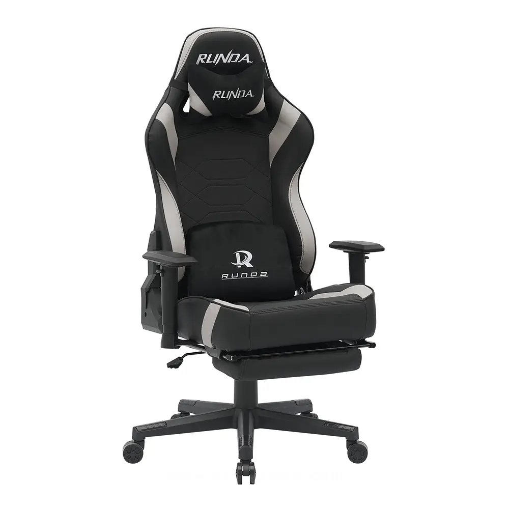 RLINDA RD-1009 Gaming Chair - Black&Grey