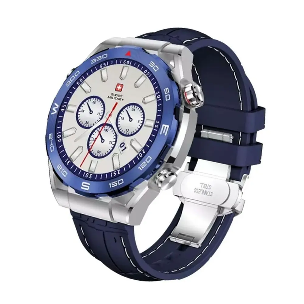 Swiss Military Watch DOM 3 Bundle (Blue)