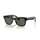 Ray-Ban Meta Wayfarer glasses with Meta Ai - Clear to Green Transitions Lenses - Matte Black