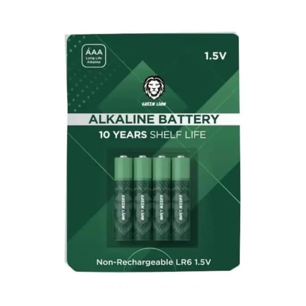 [GNAKBAA] The Green Lion Long-Lasting 1.5V Alkaline Battery 