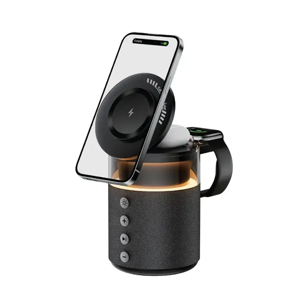 [GN5N1WCH1BK] Green Lion 5 in 1 Wireless Charger (Black)