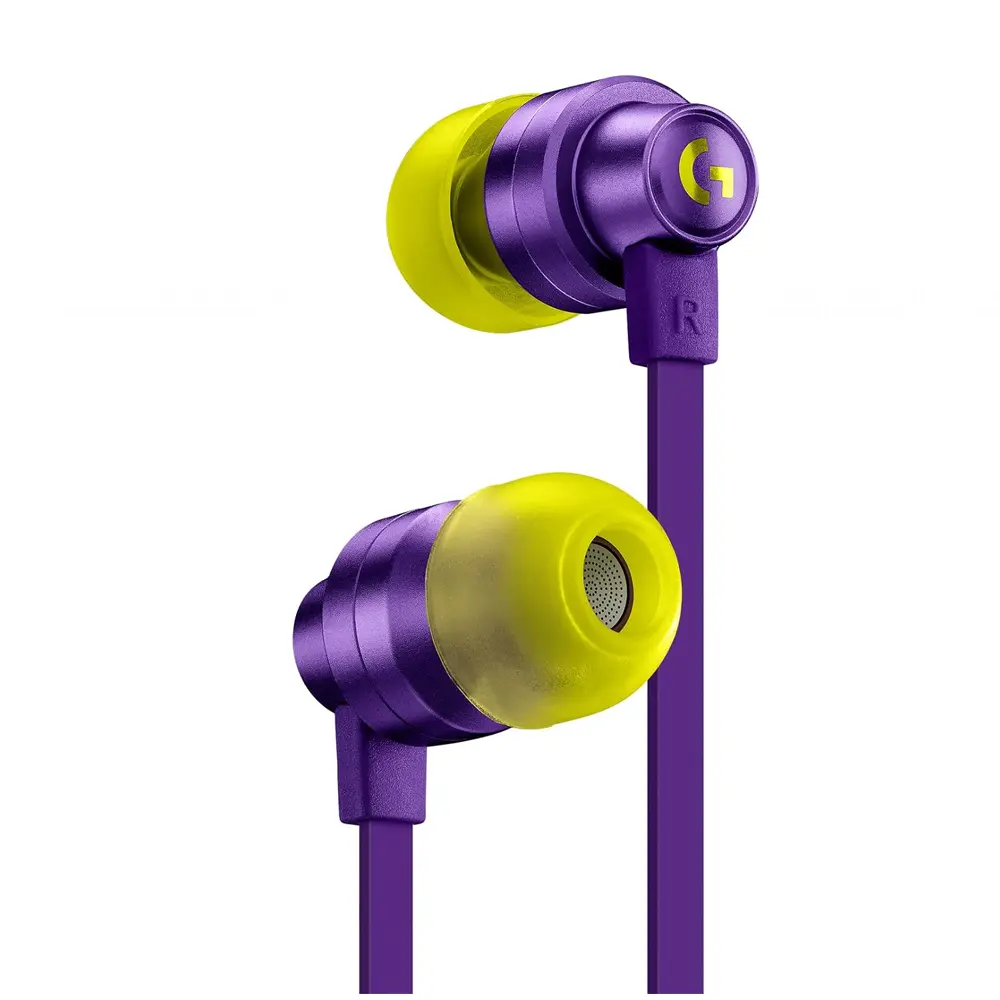 Logitech G333 Earphones GAMING with Mic (Purple)