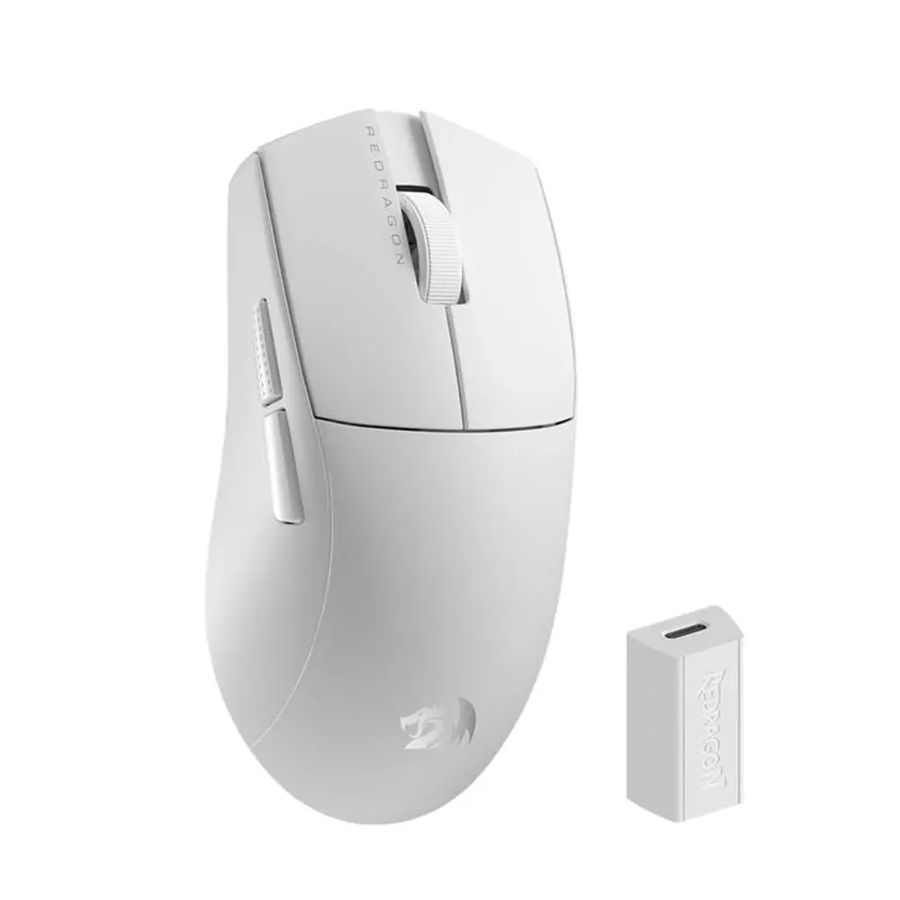 Mouse Wireless Redragon Ultra Light K1ng Pro M916 4K Blanco